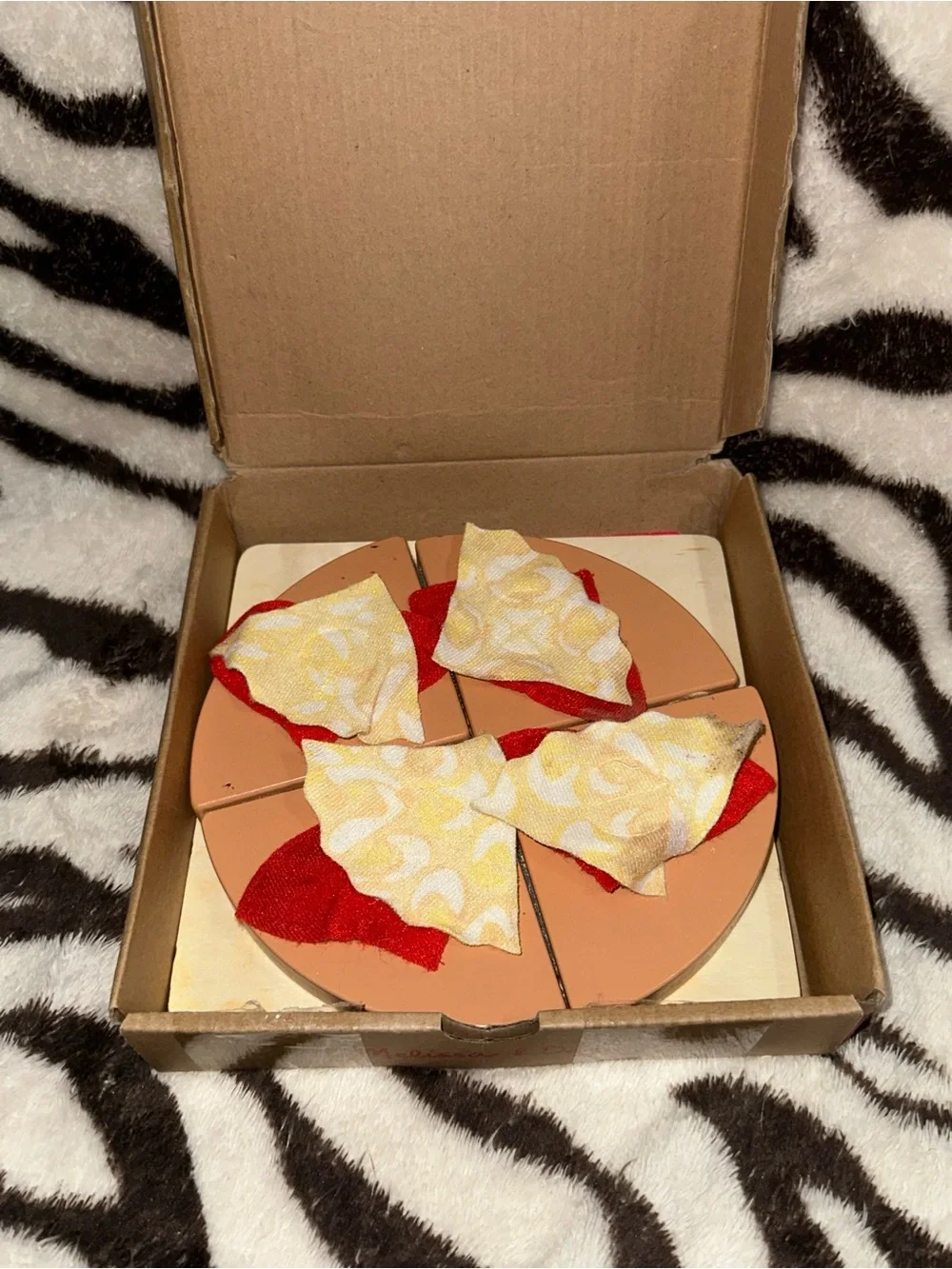 Melissa & Doug Brown Kraft Box with Red Logo